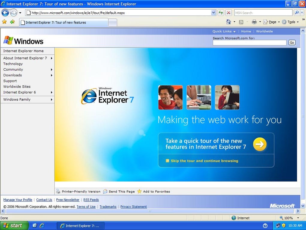 Internet explorer windows 7 32 bit